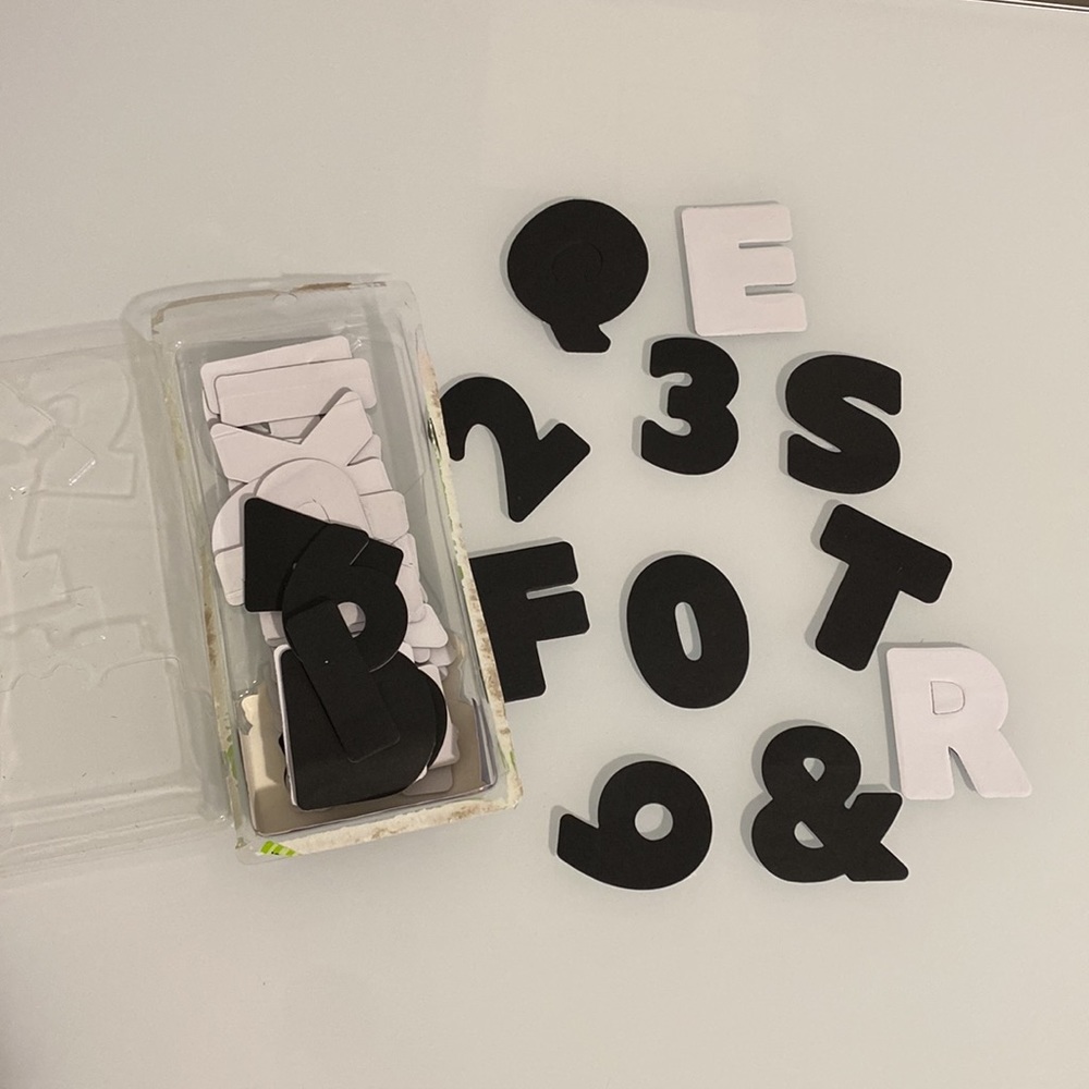 Project/Art Set Supplies Lot - Poster Board, Colorful Paper, Letters & Numbers - Picture 6 of 6